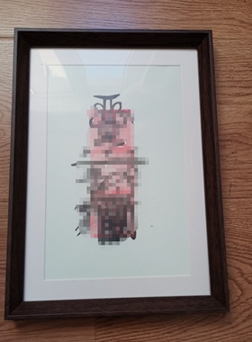 正财神赵公明夜光道长纯手绘道系文创工艺品摆件招财A4定做