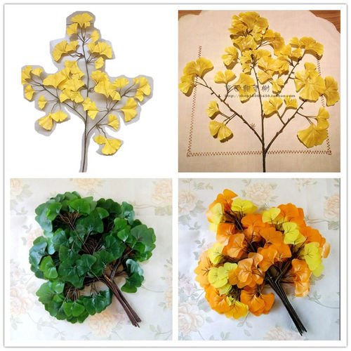 高档银杏仿真装饰树叶