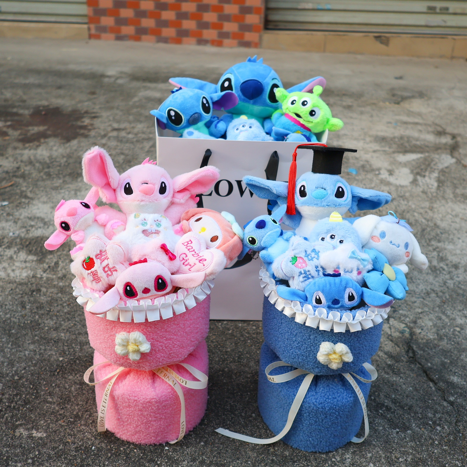 史迪仔玩偶公仔花束生日礼物男生