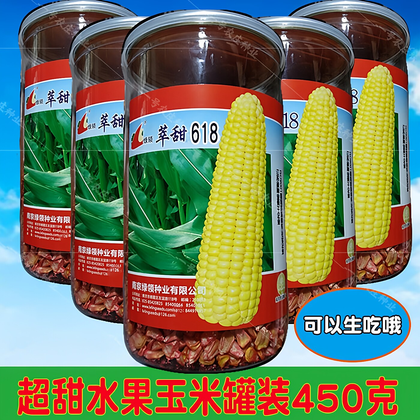 超甜黄色水果玉米种籽黄玉米种子