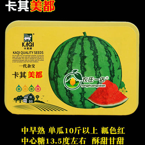 美都西瓜种籽种子耐裂口感好瓜大
