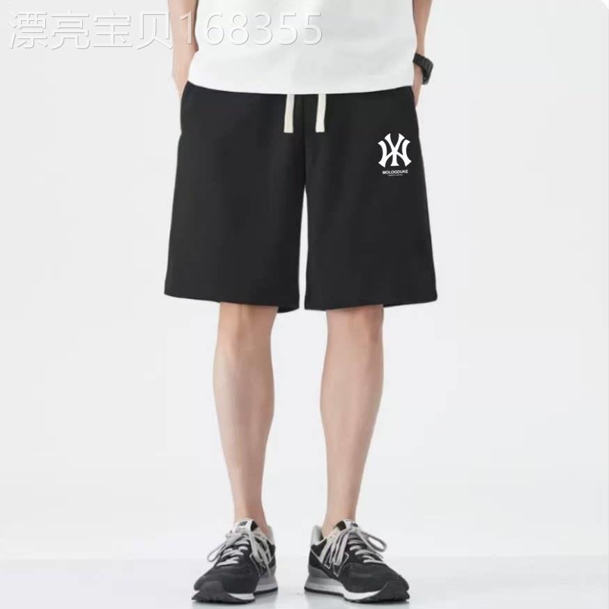 香港潮牌运动短裤男夏季宽松大尺码直筒五分裤外穿跑步潮流5分五