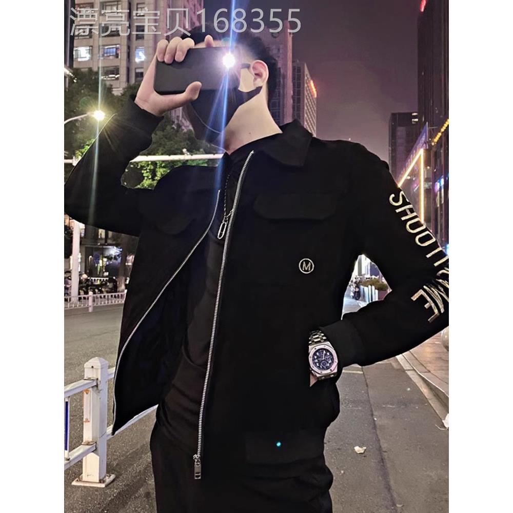 高端开衫夹克外套男士春秋季2025年新款爆款韩版潮牌痞帅上衣男款