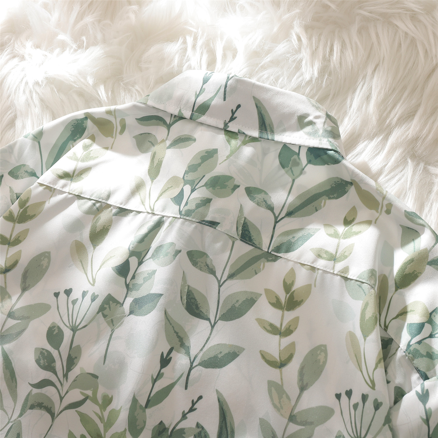 夏日森系男女宽松沙滩旅游防晒冰丝情侣短袖衬衫上衣C1010P40,男装防晒衣,电商A433