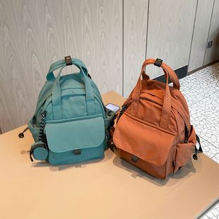 小巧轻便旅游双肩包女2025新款 高颜值牛津布防水女士背包百搭 时尚