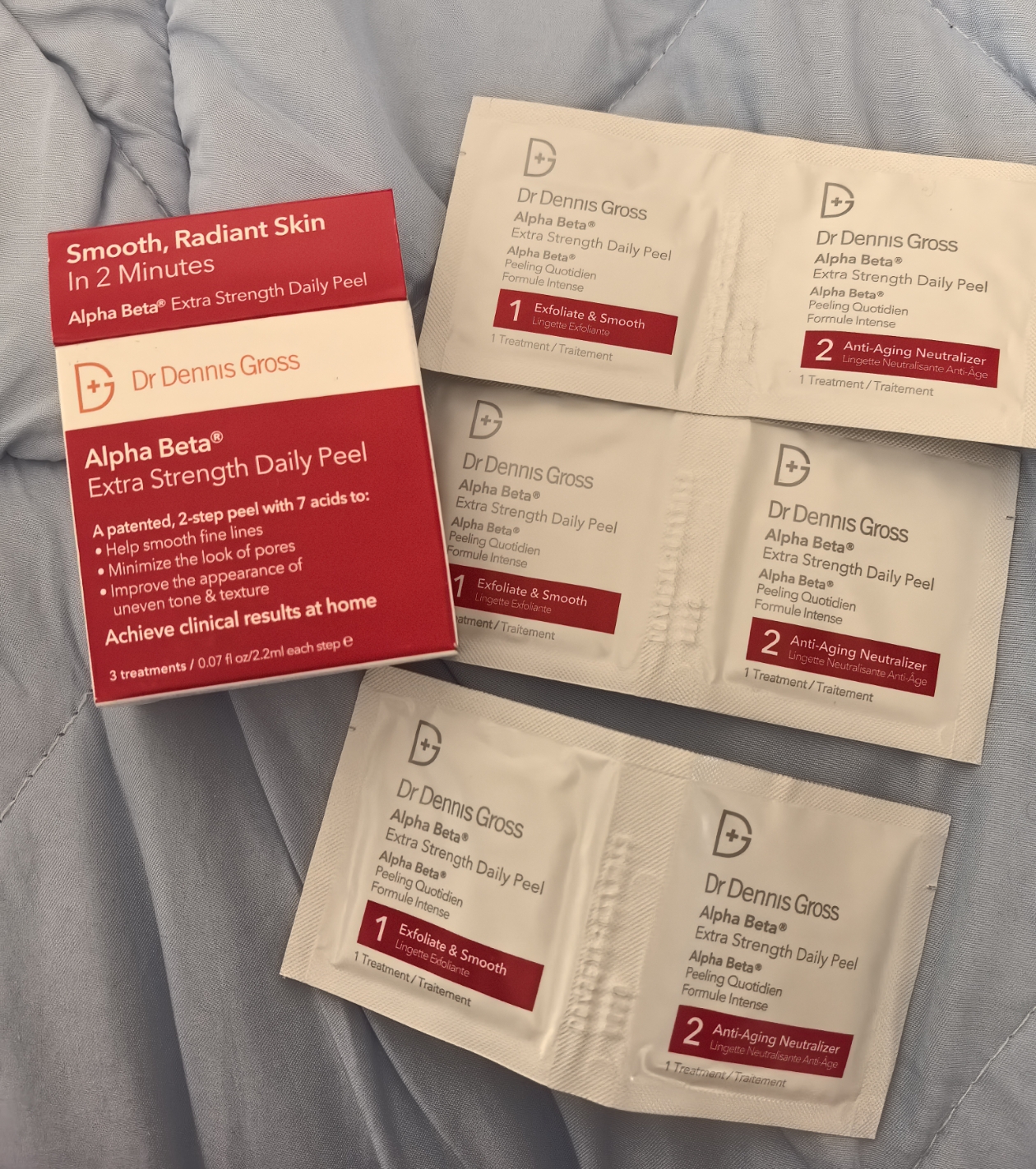 dr dennis gross丹尼斯医生刷酸神器水杨酸果酸焕肤棉片次抛精华