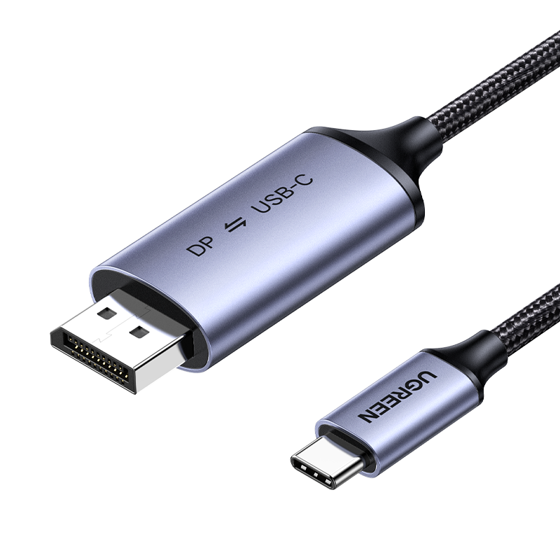 绿联typec转dp线双向1.4转接连接转换4K240Hz接头适用Macmini华为苹果17雷电4高清笔记本电脑外接显示器接口