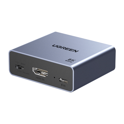 绿联hdmi音频分离器适用ps4/5转接电视8k高清线转接光纤spdif3.5aux音响arc/earc输出音频视频分离转换器5.1