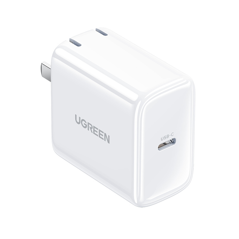 綠聯PD65W充電器適用蘋果華為macbookAir聯想小米惠普筆記本電腦平板多口快充插頭TypeC數據線2C1A三口充電頭