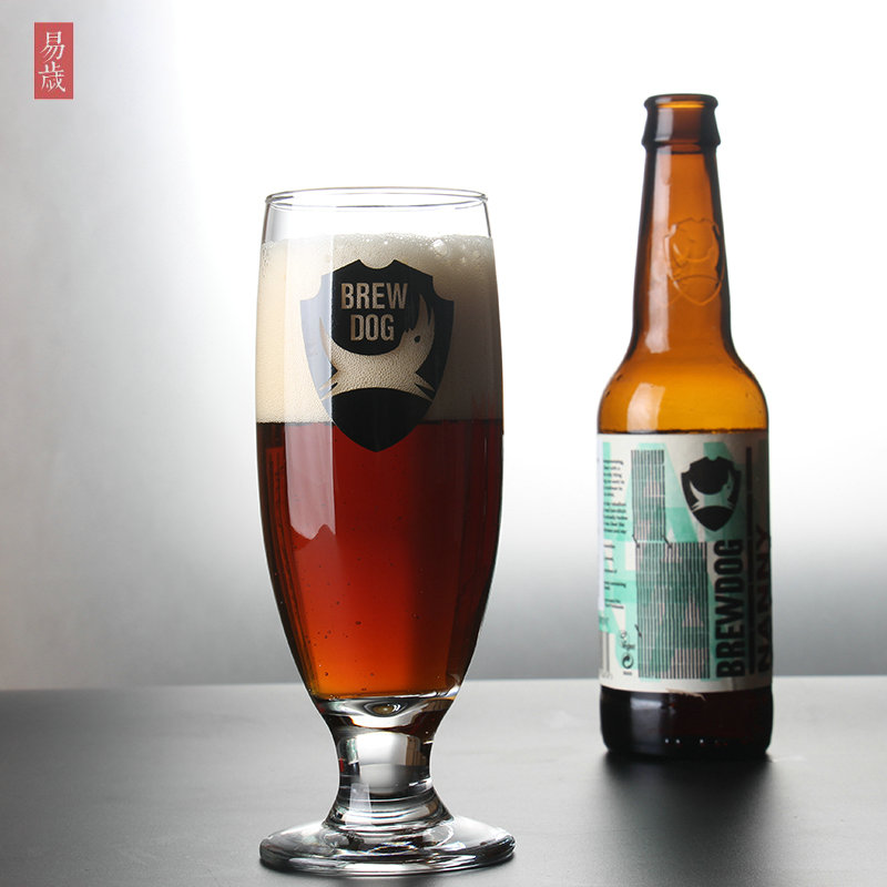 英国BREWDOG酿酒狗啤酒杯朋克IPA专用杯精酿啤酒杯创意高脚玻璃杯