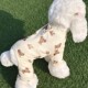 23小熊四腿居家服宠物小型犬泰迪比熊博美贵宾狗狗四脚衣服春夏