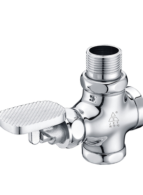 金字塔JZT 全铜手按大便冲洗阀延时冲水阀蹲便器脚踏式商用冲水器