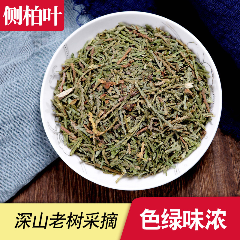 侧柏叶500g克野生新鲜新货