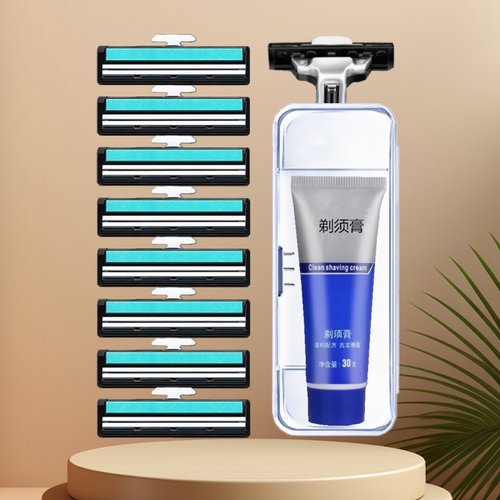 德国品质双层手动刮胡刀片剃须刀