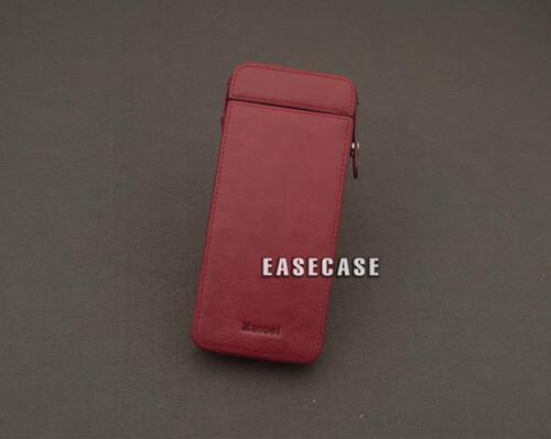 A4款 EASECASE定制适用于华为 Mate X2手机皮套手机套深红色