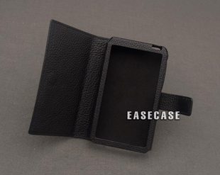 RPO New R6S真皮套细纹黑 EASECASE定制保护套海贝HIBY E4款