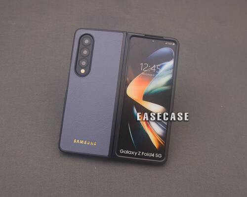 F1款EASECASE个性定制三星Galaxy Z Fold 4皮套手机套灰