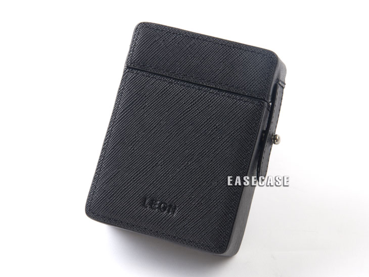 A4款 EASECASE个性定制 万宝路烟盒+打火机真皮保护壳套包布纹