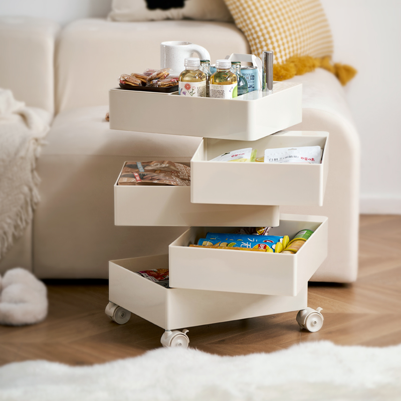 旋转置物架收纳架塑料可移动