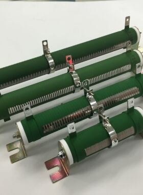 新品 RX20-T 大功率瓷管可调绕线电阻滑动变阻器刹车负载 500W