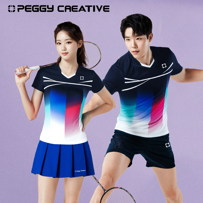 佩极羽毛球服速干男女款运动套装