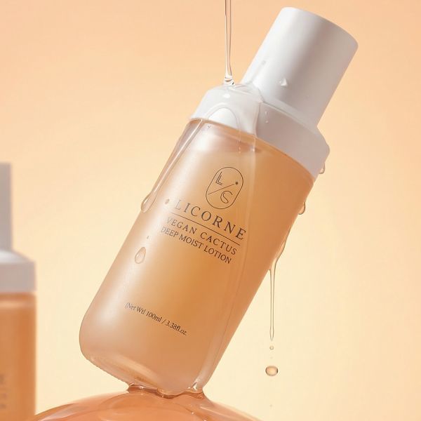 临期韩国LICORNE深层保湿乳液纯素仙人掌维稳精华乳补水100ml