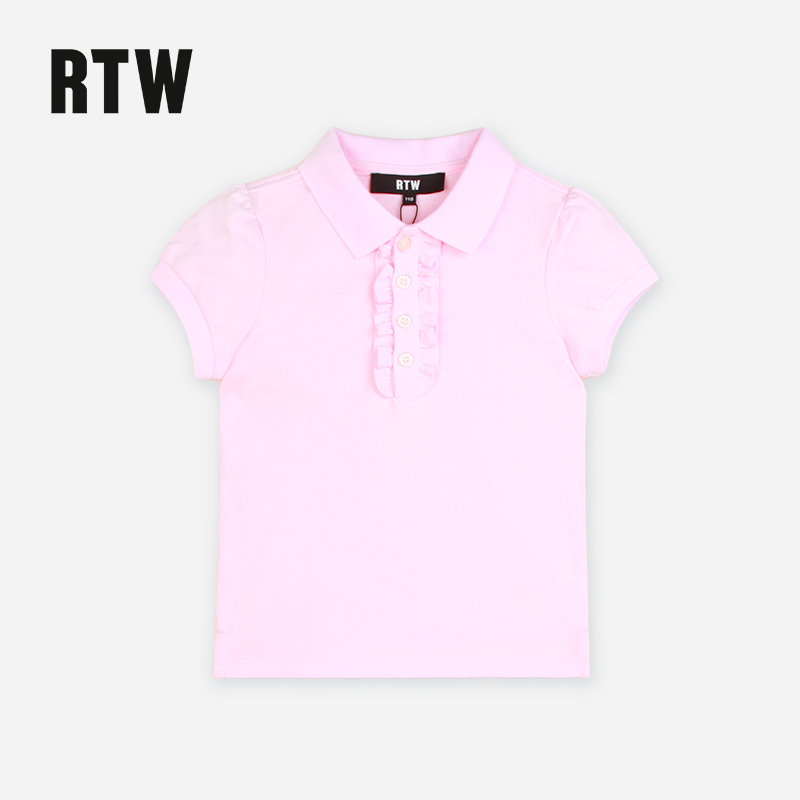 RTWPOLO领美式学院风短POLO衫