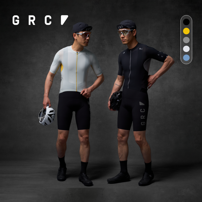 GRC桀骜无尽春夏新款RESEARCH男款公路自行车骑行短袖上衣骑行服