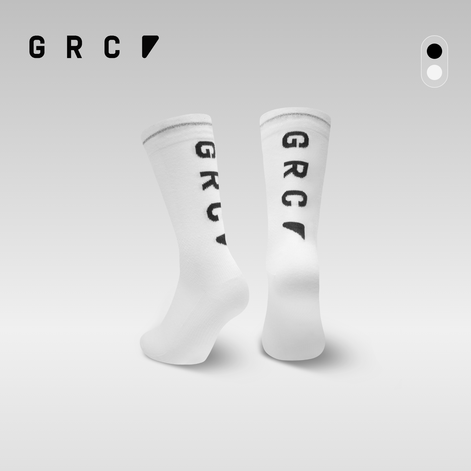 GRC夏季LOGO反光线户外休闲运动袜山地车自行车公路车气动骑行袜