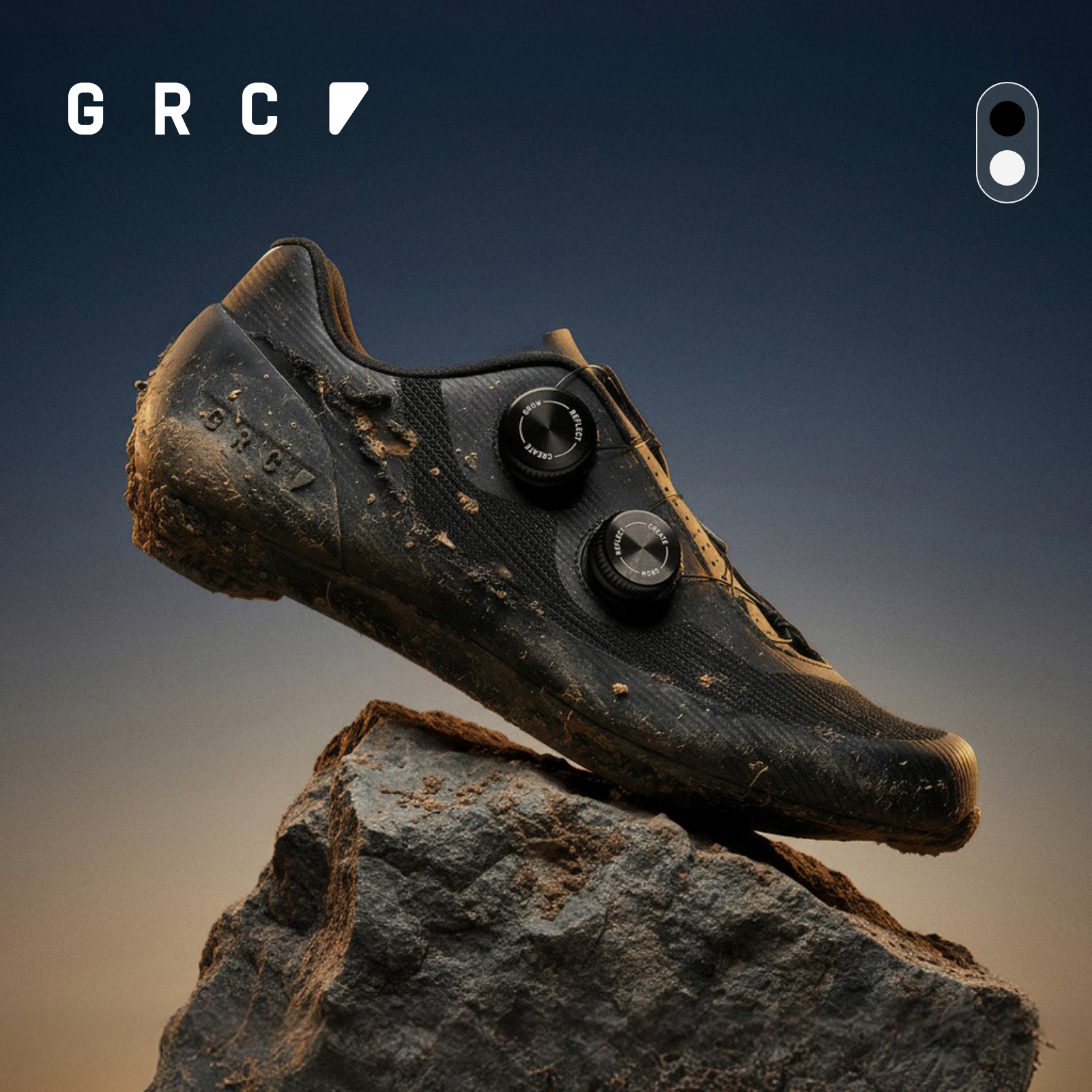 GRC双旋钮轻量化透气骑行锁鞋公路车自行车骑行鞋硬底运动鞋男女