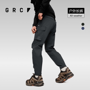 GRC桀骜无尽联名户外工装长裤宽松直筒运动休闲骑行裤男女秋冬季