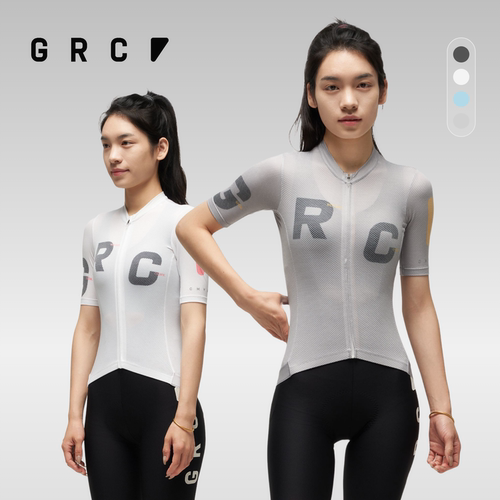 GRC春夏天丝LOGO骑行短袖女