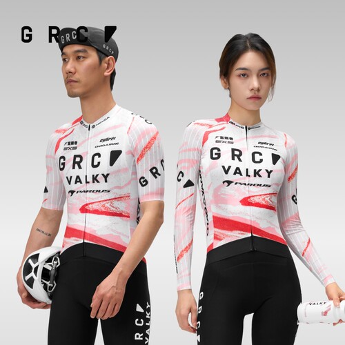 GRC夏季新款VALKY 车队队版骑行短袖长袖公路自行车骑行服男女