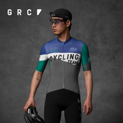 GRCCMYK三拼色骑行服骑行短袖