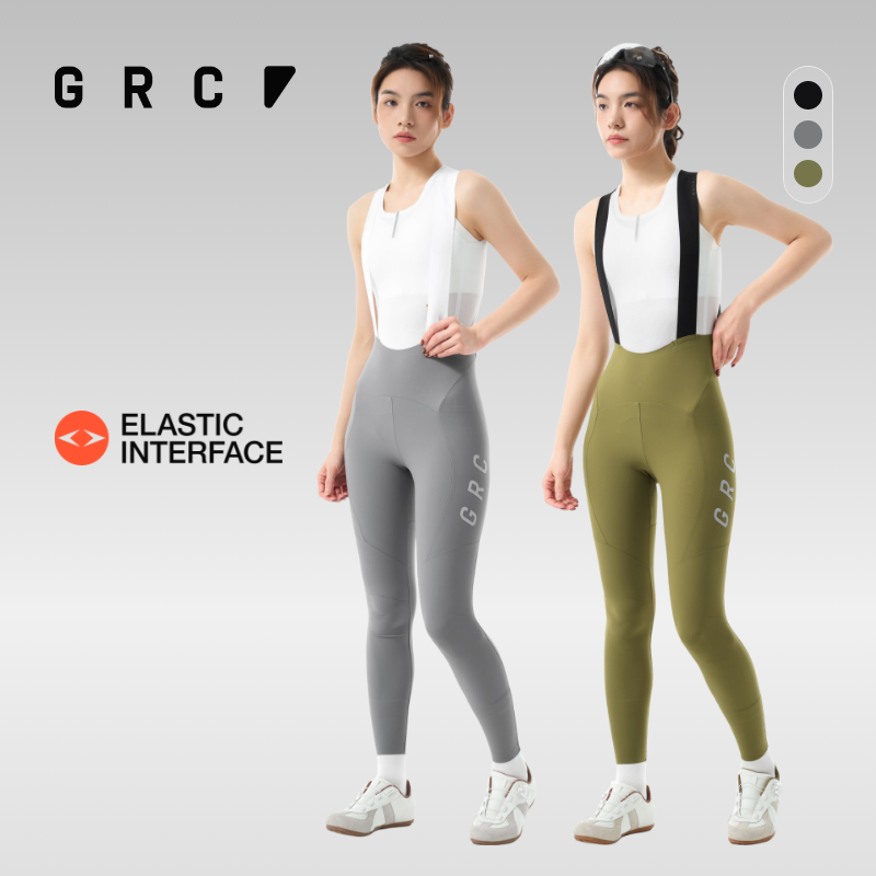 GRC春夏26新款TECH骑行裤双箭头专业公路车自行车骑行背带长裤女