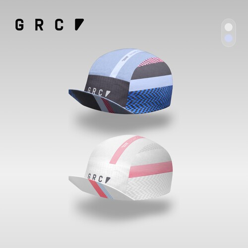 GRC夏季新款CMYK_Vintripe复古条纹公路自行车骑行帽头盔内衬男女
