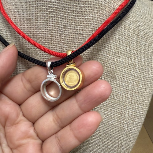 1克熊猫金币10mm边框光面简约款