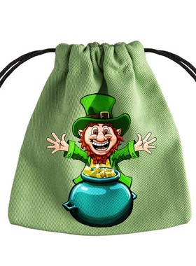 帝企鹅桌游 Q Workshop 骰子袋 色子袋 幸运符 绿色彩图 现货