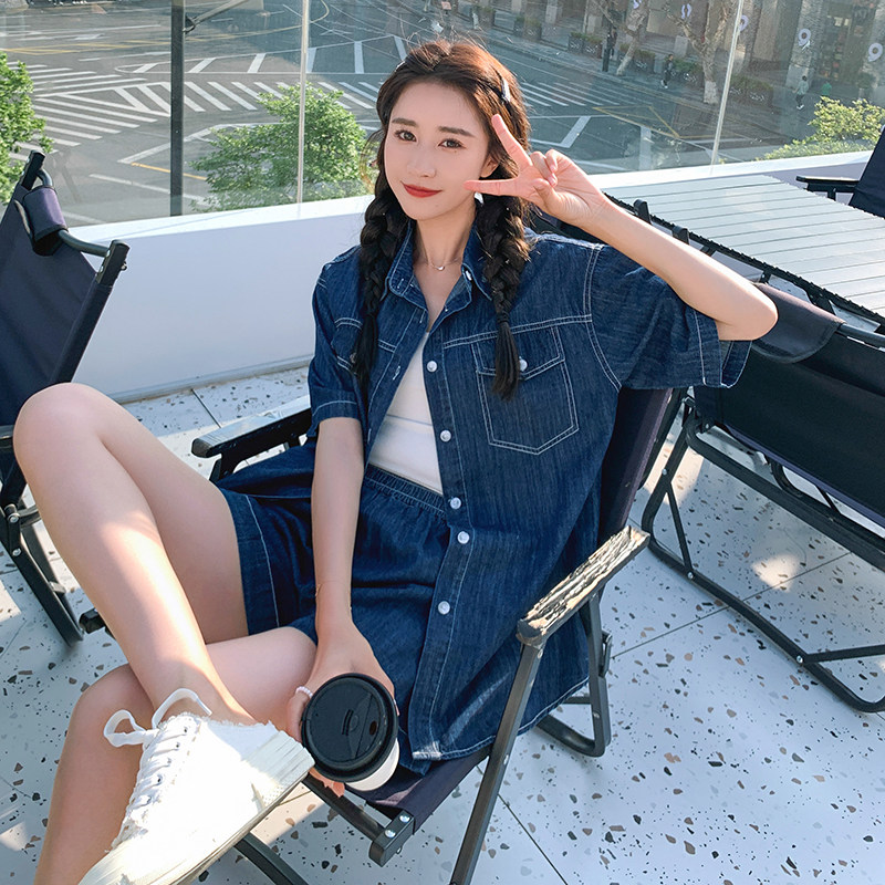 现货现货【新款】休闲牛仔套装P125控185，女装运动套装，浙宝285（原212）