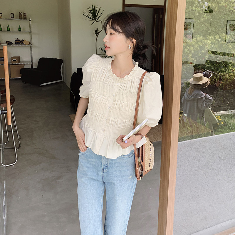 （大货已出）韩系甜美小衫 P65 K89图片