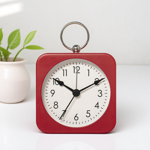 汉时创意金属夜光静音装饰闹钟