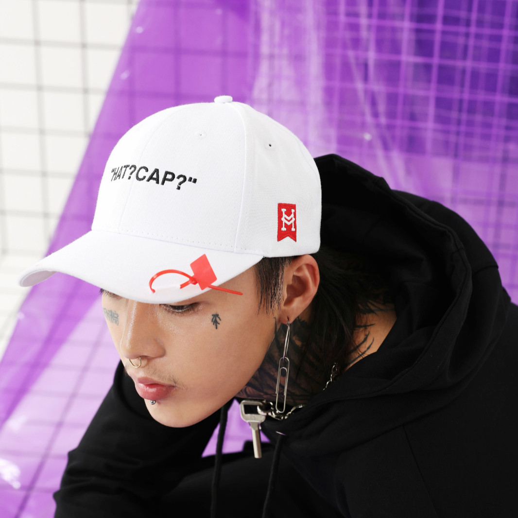 HELLO！Hat or Cap弯檐棒球帽 少年之名左林杰同款帽子高街OW解构