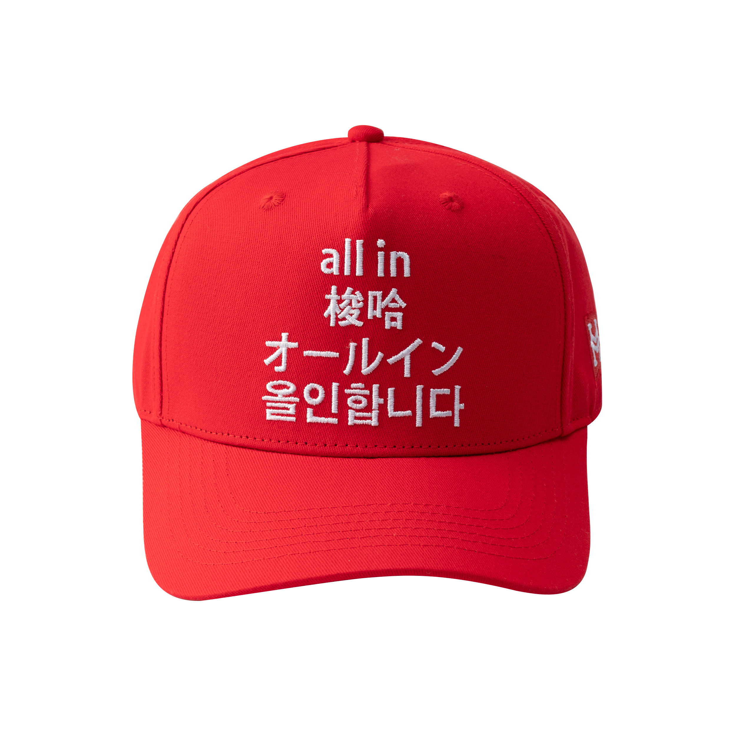 H3LLO FLAG德州扑克All in多国语言棒球帽 可调节弯檐帽子梭哈
