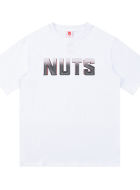 H3LLO FLAG德州扑克Nuts Tee 纯棉潮流男士宽松t恤夏季短袖潮牌