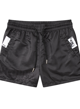 H3LLO FLAG德州扑克口袋AK短裤 五分裤休闲沙滩裤运动裤潮流裤子