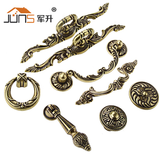 北欧风情青古铜古典拉手单孔 军升 新款 欧式 128现代柜门拉手