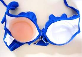 芒果小姐加加厚丰胸垫小胸救星圆中圆内衣文胸丰胸硅胶垫内衣插片