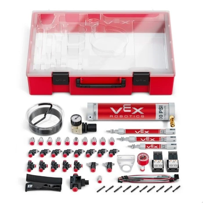 VEX V5气动套件276-8750  原装智能杆机器人适用于机械臂高级