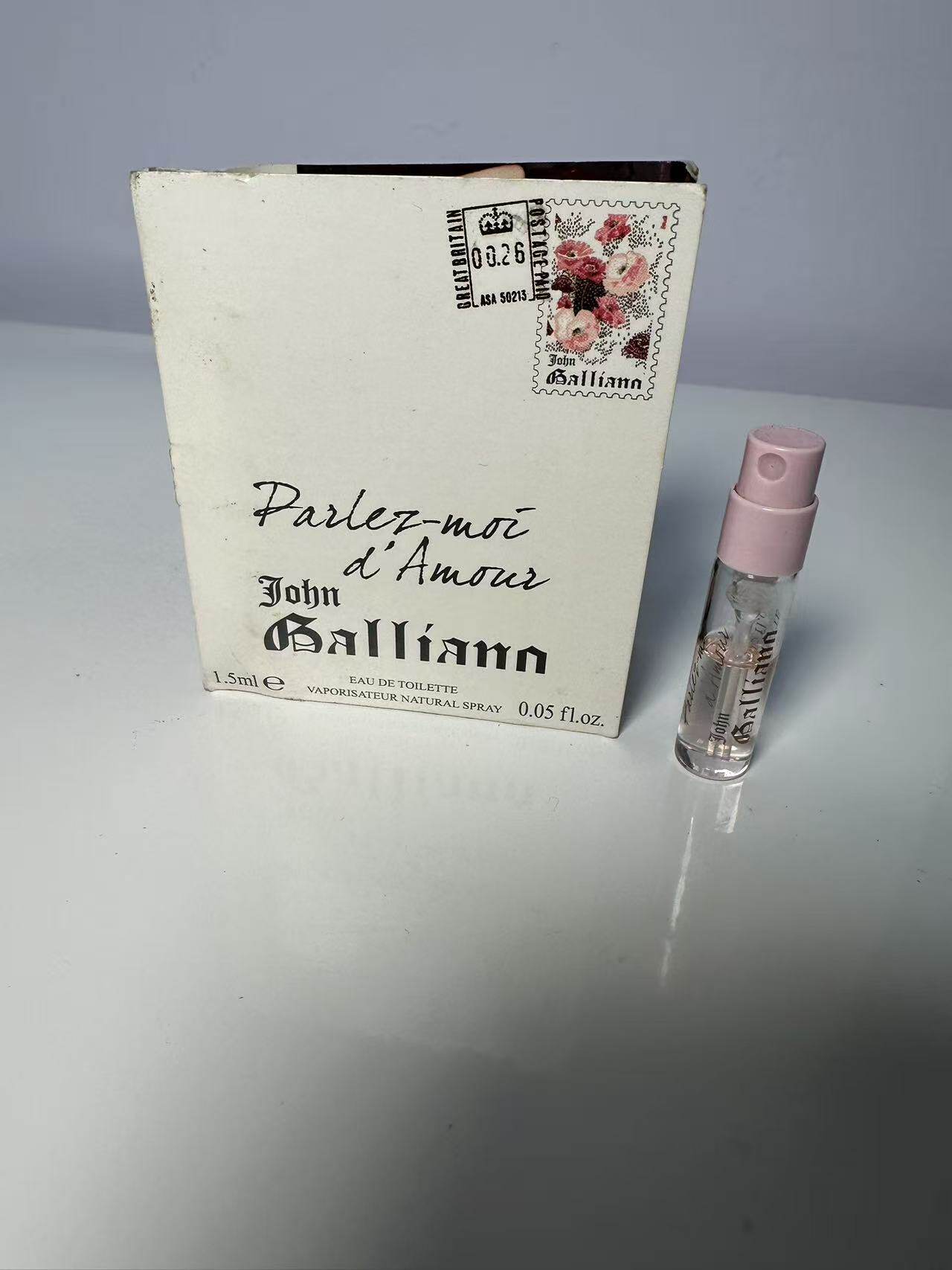 John Galliano Parlez-moi d'Amour诉说爱意试管女香1.5ml