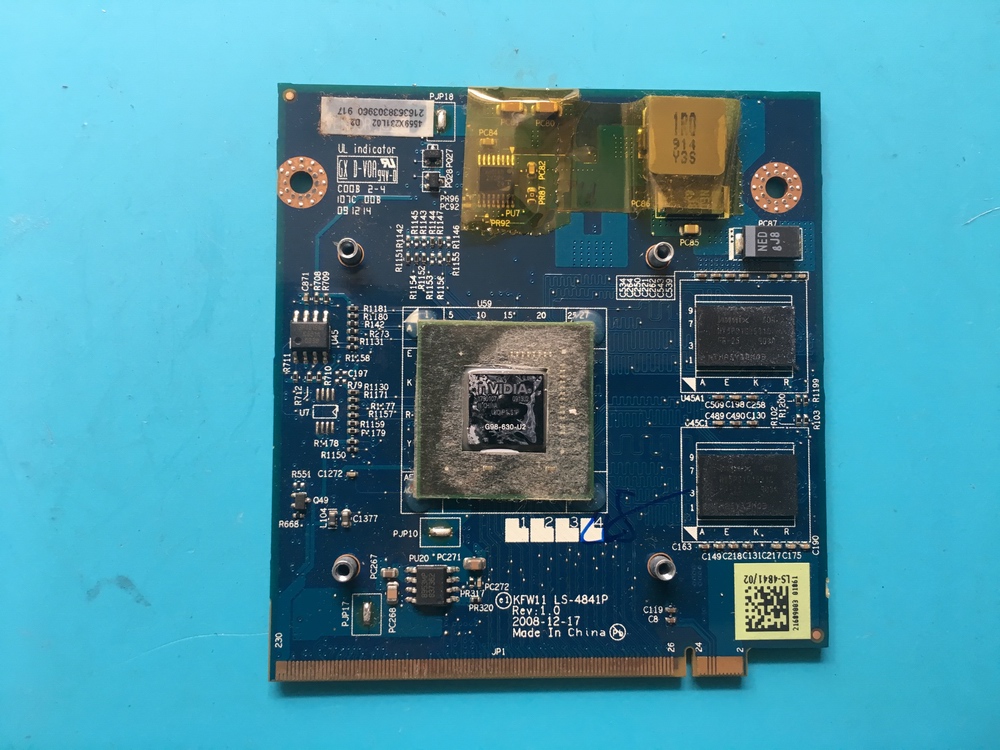 原装 DELL 戴尔 1427 FT02显卡主板 G98-630-U2